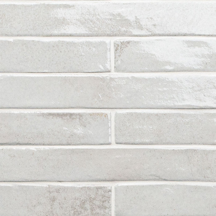 MSI - Flamenco 2 in. x 18 in. Subway Tile - Princess White