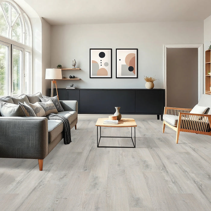 Quickstep - NatureTEK Plus - Colossia Collection Laminate Flooring - Denali Oak Room Scene