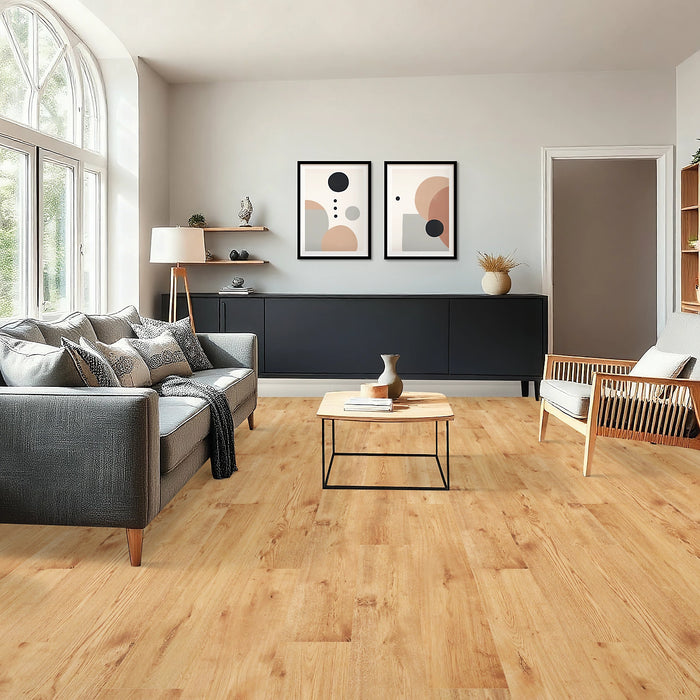 Quickstep - NatureTEK Plus - Colossia Collection Laminate Flooring - Grain Oak Room Scene