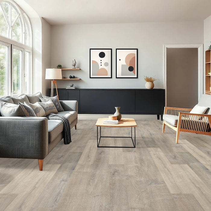 Quickstep - NatureTEK Plus - Colossia Collection Laminate Flooring - Providence Oak Room Scene