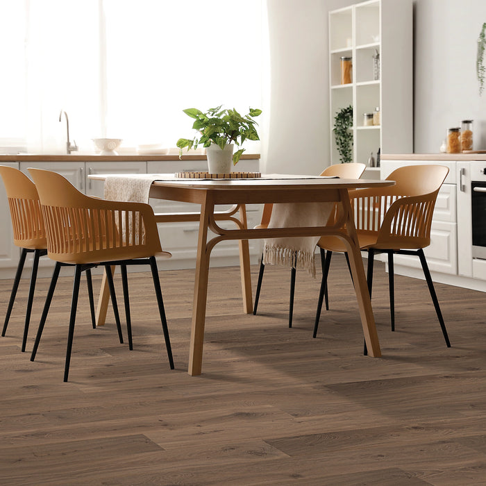 Quickstep - NatureTEK Select - Ellicott Point Collection Laminate Flooring - Leatherbound Oak Room Scene