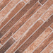 MSI - Brickstone 2 in. x 18 in. Porcelain Tile - Red Brick
