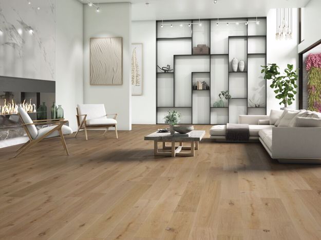 Robbins - Coastside Collection - 9&quot; W - Engineered Hardwood - Pacific City floor installation