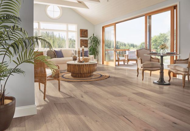 Robbins - Nature's Canvas Collection - 9" W - Engineered Hardwood - Artful Beige floor installation