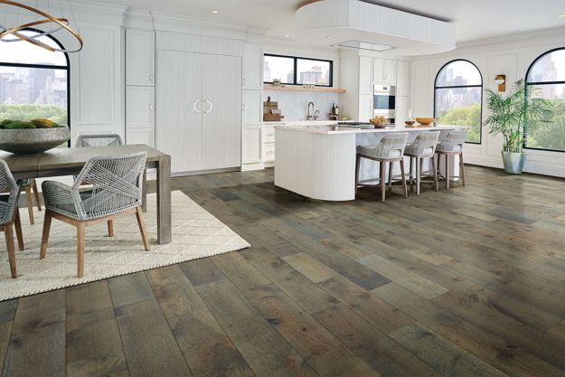Robbins - Nature's Canvas Collection - 9" W - Engineered Hardwood - Seasonal Drift floor installation