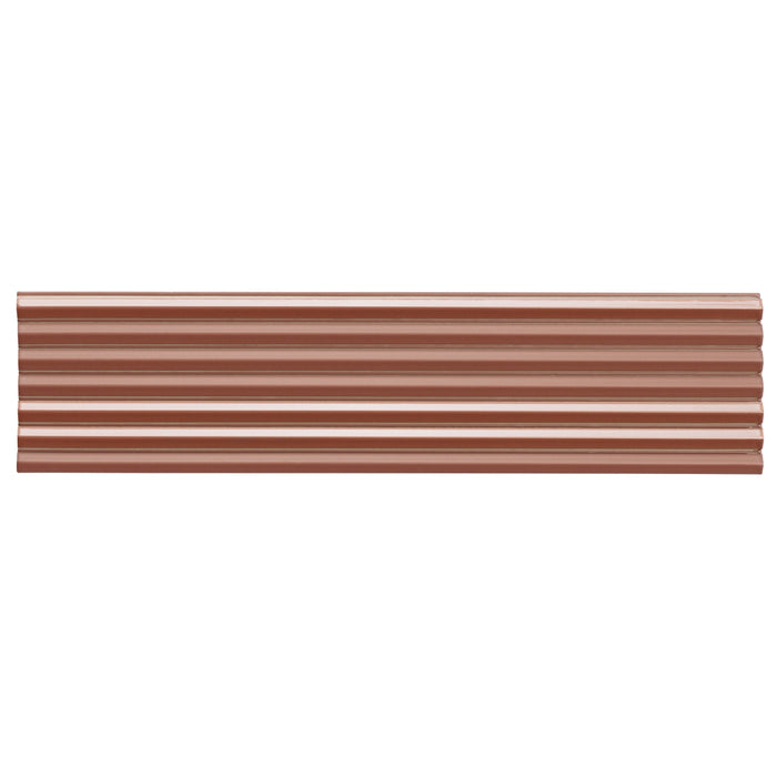 Emser Tile - Ribbella - 4" x 15" Glossy Porcelain Tile - Brick