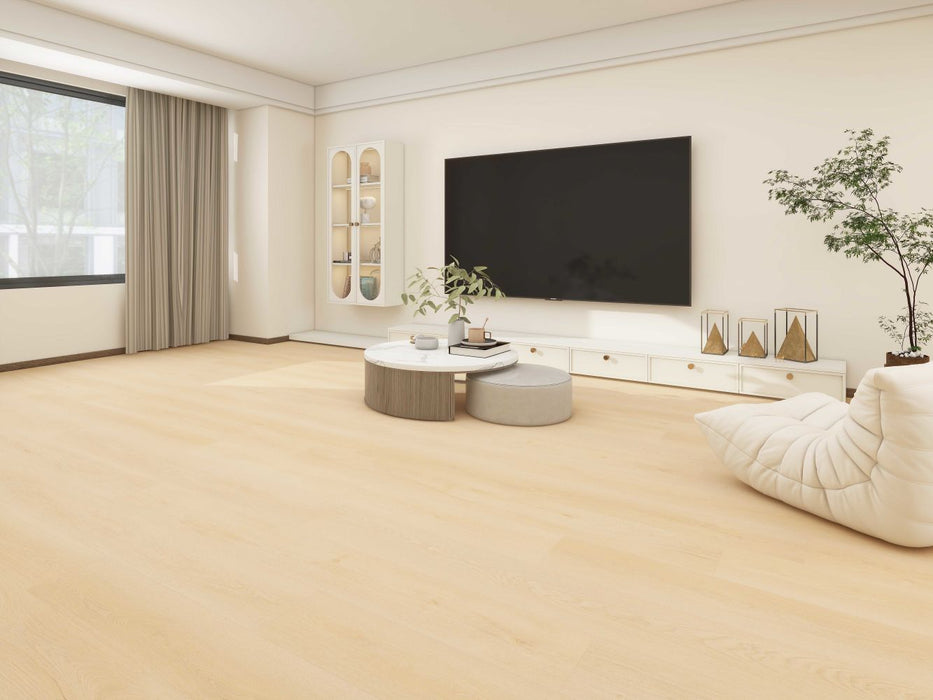 Lions Floor - BevelMark 9" x 72" SPC - Carver Line floor installation