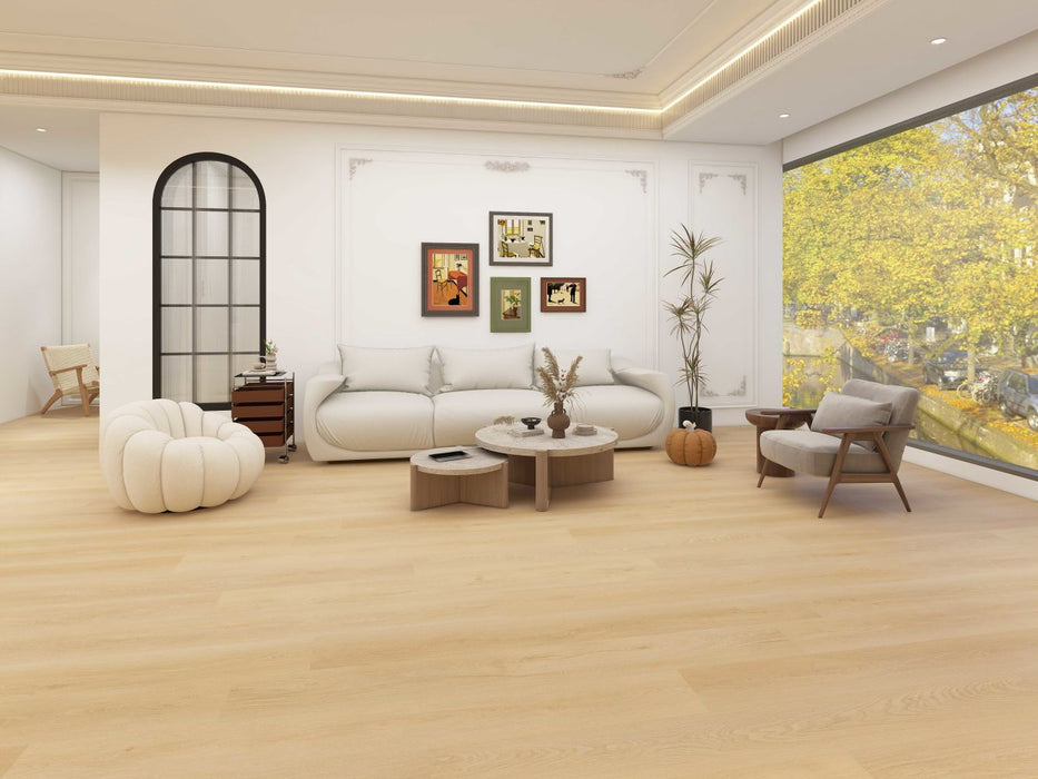 Lions Floor - BevelMark 9" x 72" SPC - Shadow Reveal floor installation