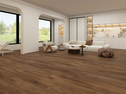 Lions Floor - BevelMark 9" x 72" SPC - Millwork Maple floor installation