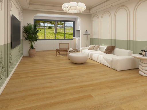 Lions Floor - BevelMark 9" x 72" SPC - Joiner's Path floor installation