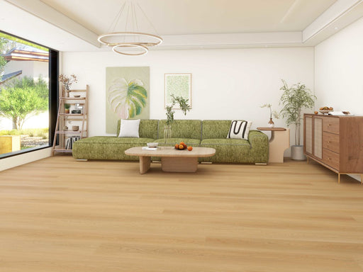 Lions Floor - BevelMark 9" x 72" SPC - Chiselmark Oak floor installation