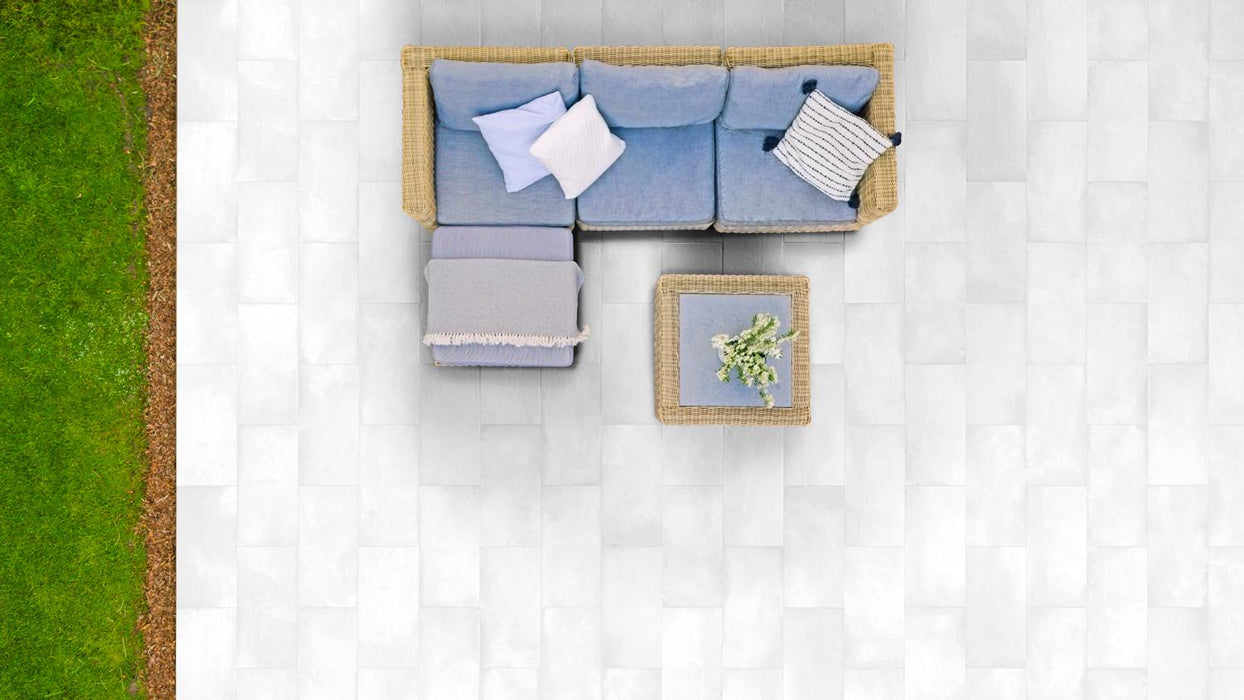 Tesoro - Tirreno Toscane Series - 12 in. x 24 in. Textured Porcelain Tile - Siena floor installation