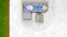 Tesoro - Tirreno Toscane Series - 12 in. x 24 in. Textured Porcelain Tile - Siena floor installation