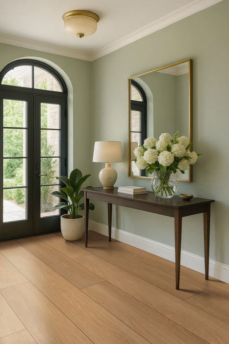 MSI - Shorecliffs Collection - 9 in. x 87 in. - Houston Trail floor installation