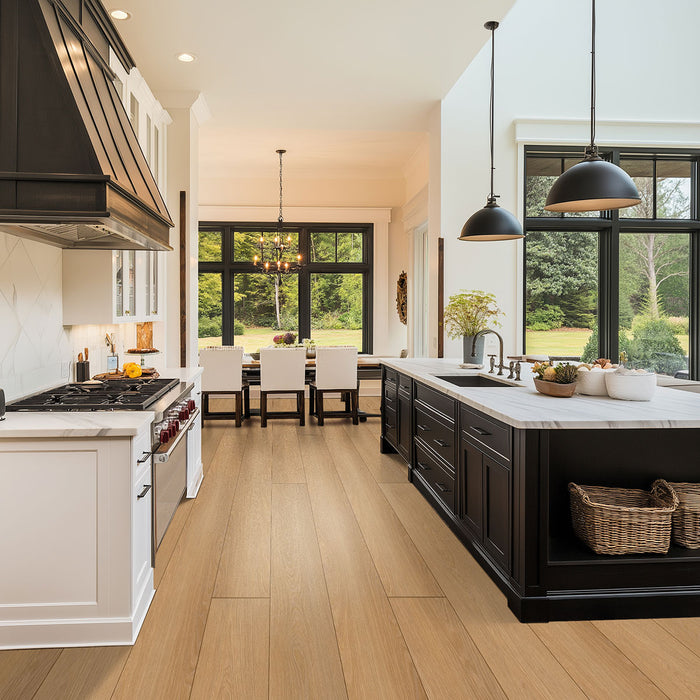 MSI - Shorecliffs Collection - 9 in. x 87 in. - Wallingford Blonde floor installation