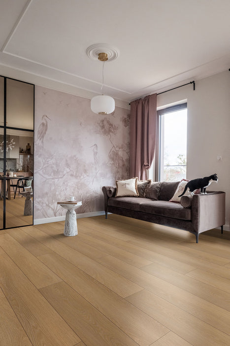 MSI - Shorecliffs Collection - 9 in. x 87 in. - Houston Trail floor installation