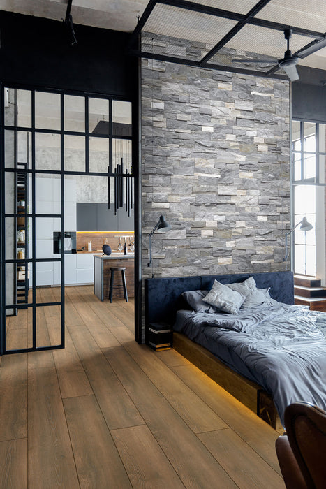 MSI - Shorecliffs Collection - 9 in. x 87 in. - Roghan floor installation