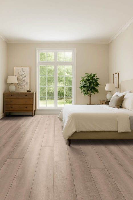 MSI - Shorecliffs Collection - 9 in. x 87 in. - Sunny Shake floor installation