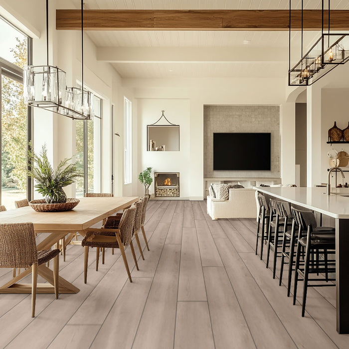 MSI - Shorecliffs Collection - 9 in. x 87 in. - Sunny Shake floor installation