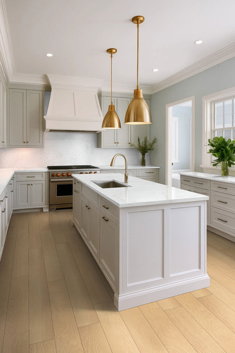 MSI - Shorecliffs Collection - 9 in. x 87 in. - Wallingford Blonde floor installation