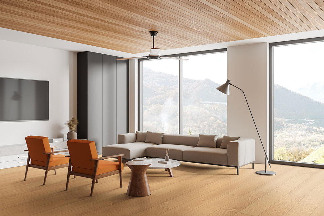 MSI - Shorecliffs Collection - 9 in. x 87 in. - Wallingford Blonde floor installation