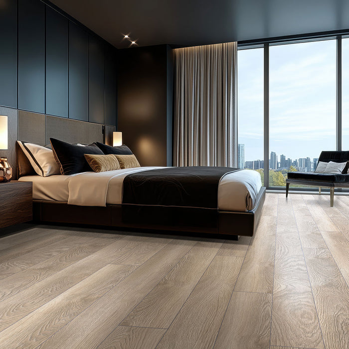 MSI - Shorecliffs Collection - 9 in. x 87 in. - Wixom Valley floor installation