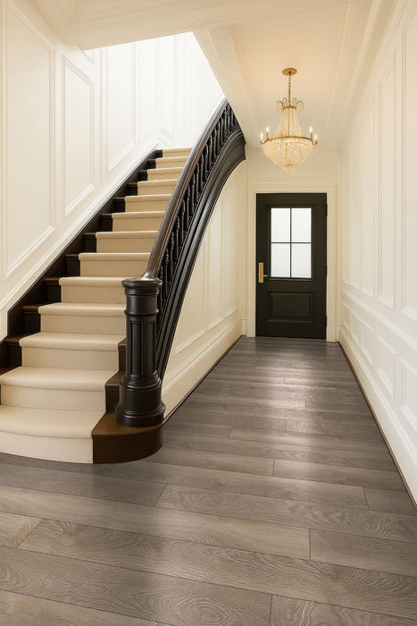 MSI - Shorecliffs Collection - 9 in. x 87 in. - Wixom Valley floor installation