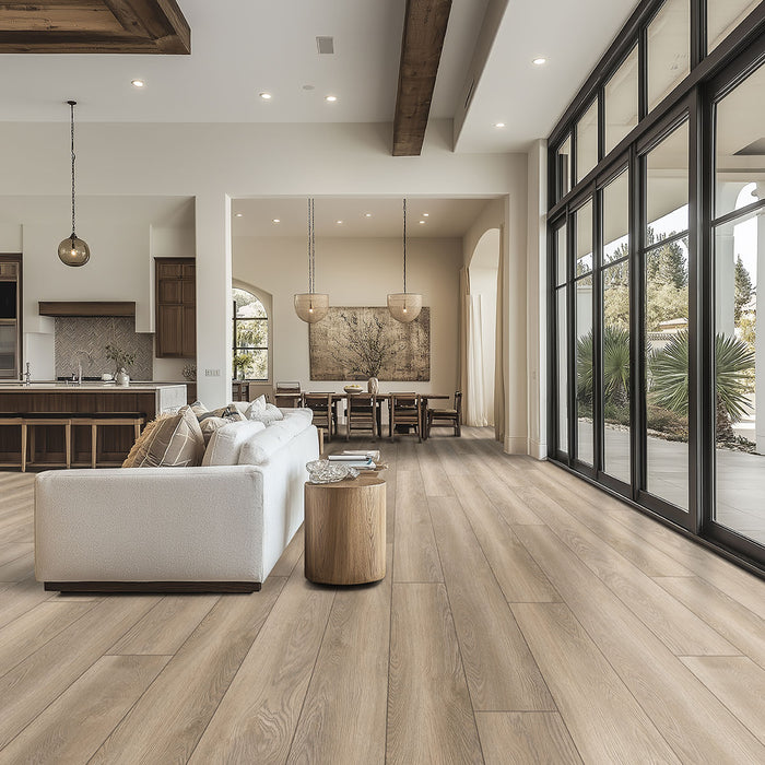 MSI - Shorecliffs Collection - 9 in. x 87 in. - Wixom Valley floor installation