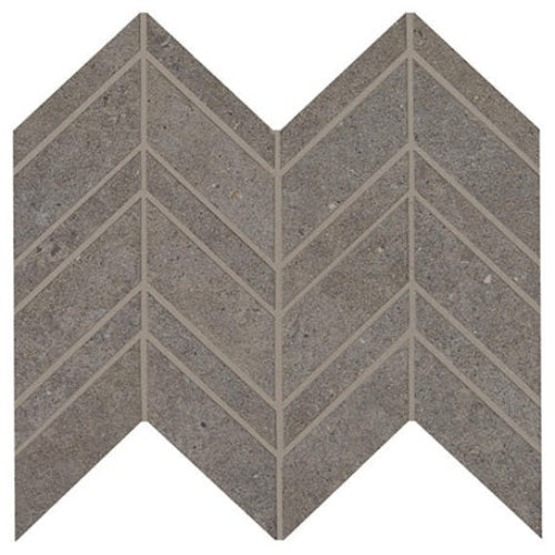 Marazzi - Modern Formation Porcelain Chevron Mosaic - Smoky Ridge