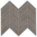 Marazzi - Modern Formation Porcelain Chevron Mosaic - Smoky Ridge