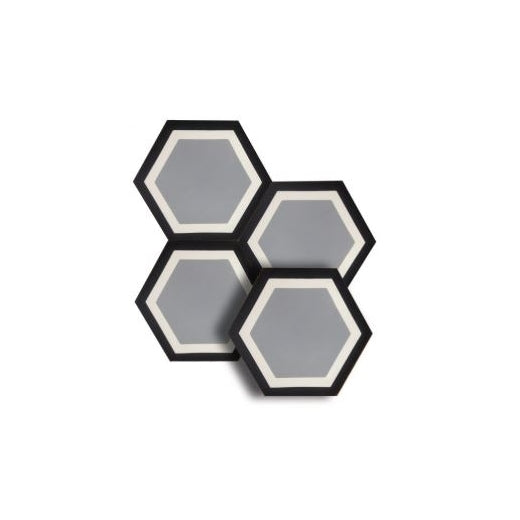 Soci Tile - Cement Series - Hexagon Gramercy