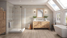 MSI - Stella 2 in. x 10 in. Ceramic Tile - Biscotti Bathroom Install