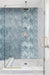 MSI - Stella 2 in. x 10 in. Ceramic Tile - Oceano Shower Install