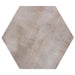 Tesoro - Fuoritono Collection - 9.25 in. x 10.75 in. Hexagon Porcelain Matte Tile - Beige