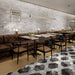Tesoro - Fuoritono Collection - 4 in. x 12 in. Porcelain Glossy Tile - Bianco Room Scene