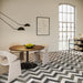 Tesoro - Fuoritono Collection - 4 in. x 12 in. Porcelain Matte Tile - Bianco Room Scene
