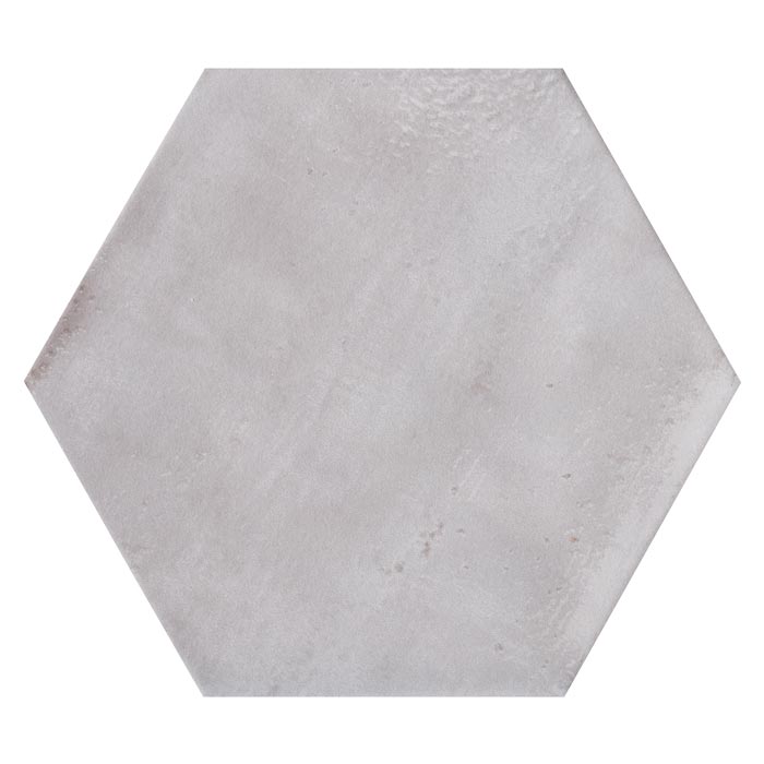 Tesoro - Fuoritono Collection - 9.25 in. x 10.75 in. Hexagon Porcelain Glossy Tile - Bianco