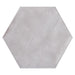 Tesoro - Fuoritono Collection - 9.25 in. x 10.75 in. Hexagon Porcelain Glossy Tile - Bianco