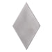 Tesoro - Fuoritono Collection - 5.25 in. x 9.25 in. Rhomboid Porcelain Glossy Tile - Bianco