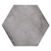 Tesoro - Fuoritono Collection - 9.25 in. x 10.75 in. Hexagon Porcelain Glossy Tile - Grigio