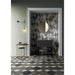 Tesoro - Fuoritono Collection - 9.25 in. x 10.75 in. Hexagon Porcelain Matte Tile - Muschio Installed