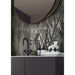Tesoro - Fuoritono Collection - 5.25 in. x 9.25 in. Rhomboid Porcelain Glossy Tile - Muschio Wall Install