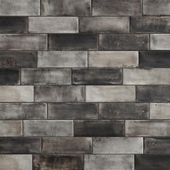 Tesoro - Fuoritono Collection - 4 in. x 12 in. Porcelain Matte Tile - Nero
