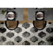 Tesoro - Fuoritono Collection - 5.25 in. x 9.25 in. Rhomboid Porcelain Glossy Tile - Nero Installed