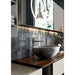 Tesoro - Fuoritono Collection - 4 in. x 12 in. Porcelain Glossy Tile - Petrolio Room scene
