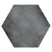Tesoro - Fuoritono Collection - 9.25 in. x 10.75 in. Hexagon Porcelain Glossy Tile - Petrolio
