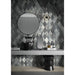 Tesoro - Fuoritono Collection - 5.25 in. x 9.25 in. Rhomboid Porcelain Glossy Tile - Petrolio Installed