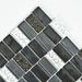 Tesoro - Watercraft Series - 11.75 in. x 11.75 in. Glass Mosaic - Black Sand Close View