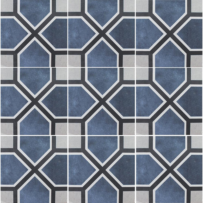 Tesoro - Fleur Collection - 6 in. x 6 in. Porcelain Tile - Antonette