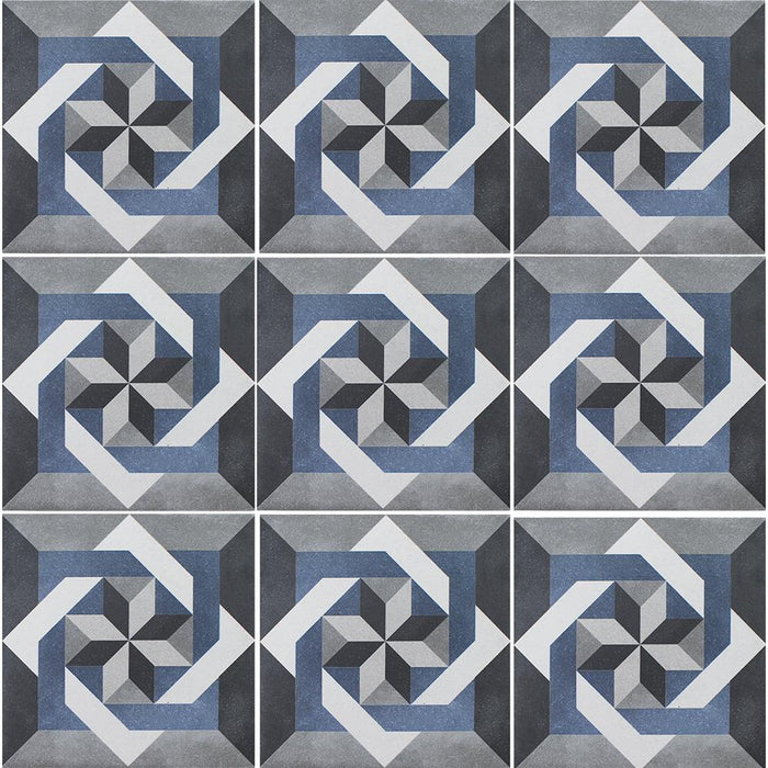 Tesoro - Fleur Collection - 6 in. x 6 in. Porcelain Tile - Isabelle